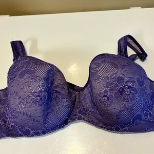 Cacique Deep Purple Lace Bra